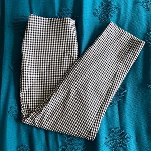 Black & White Checkered Gingham H&M Pants - Size 10